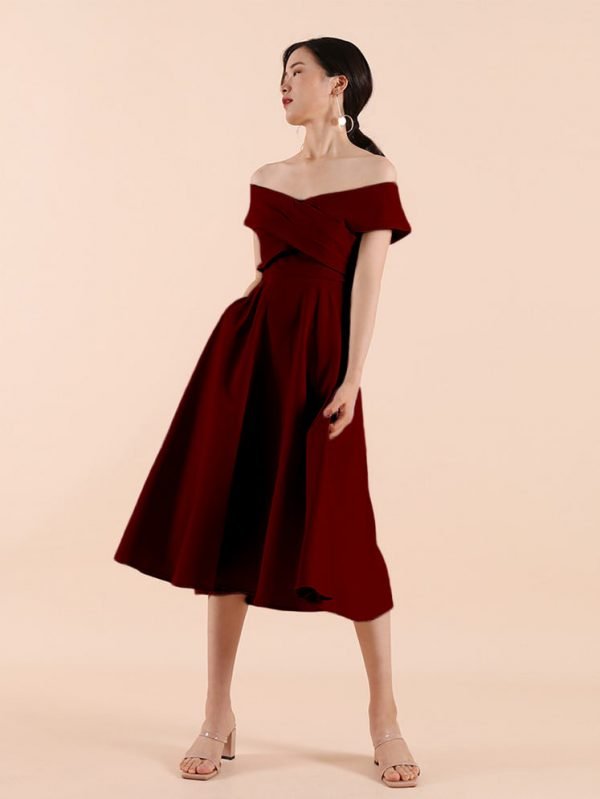 Melissa Off Shoulder Dress | Jolivia Co